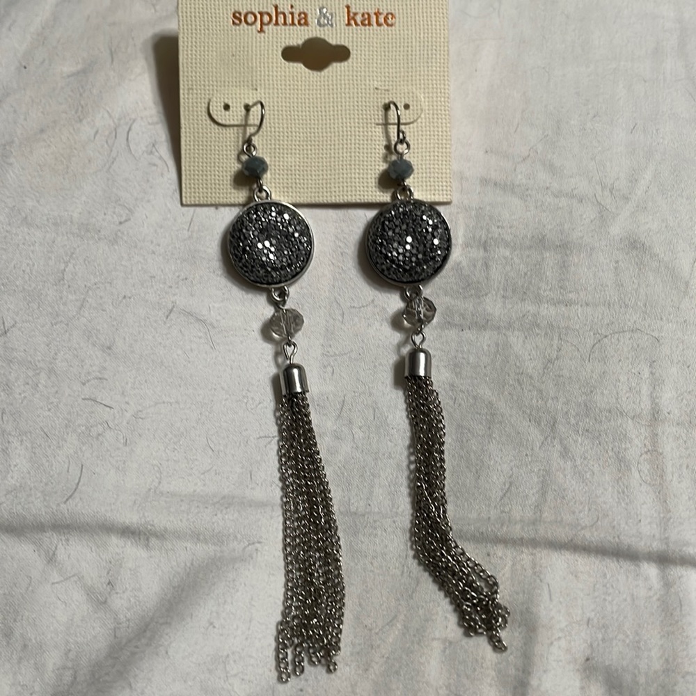 Sophie & Kate Silver Hanging Earrings